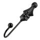 Decorative Black Iron Wall Hooks